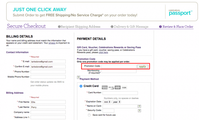 How to use 1-800-Flowers Canada coupon code