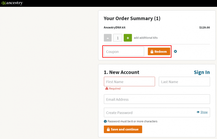 How to use Ancestry Canada coupon code