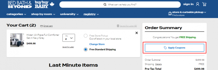 Bed, Bath and Beyond Coupon Codes, Free Shipping Offers & More Savings
