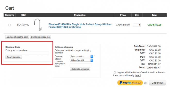 How to use Build.ca coupon code