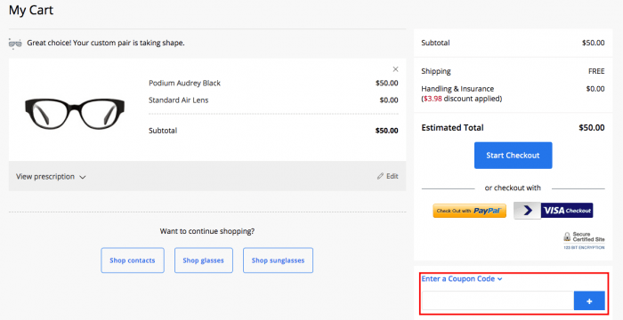 How to use Clearly Canada coupon code