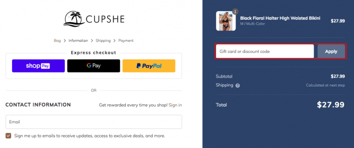 Cupshe Discount Code July 2023 | 10% OFF Coupon | FirstOrderCode