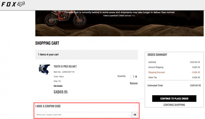 Fox Racing Canada Promo Code August 2021 Coupons