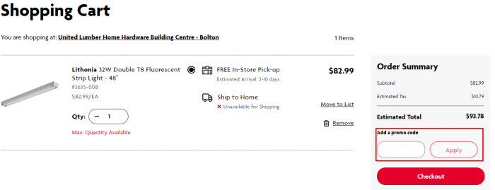 How to use Home Hardware coupon code