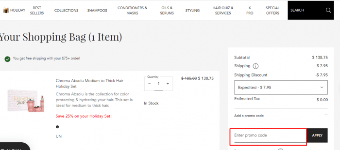 How to use Kerastase Canada coupon code