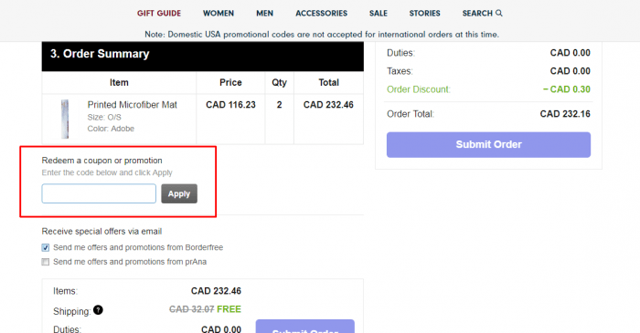 prana sale code