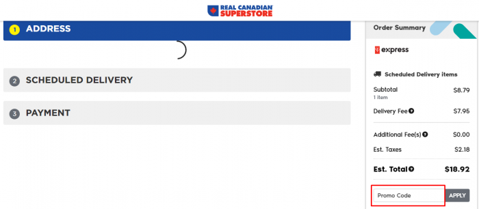 How to use Real Canadian Superstore coupon code