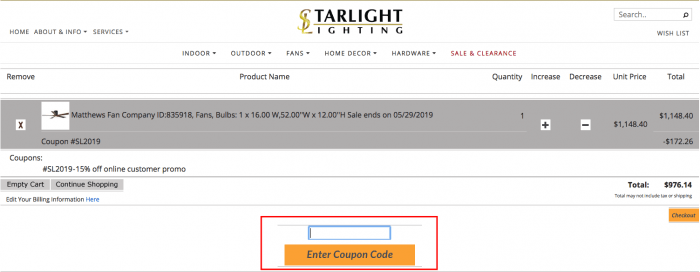 Starlight Lighting Coupon Codes, Discounts, Free Shipping Deals