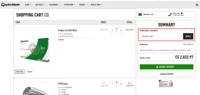 Taylormade preowned coupon Clearance
