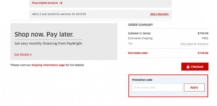 How to use The Source coupon code