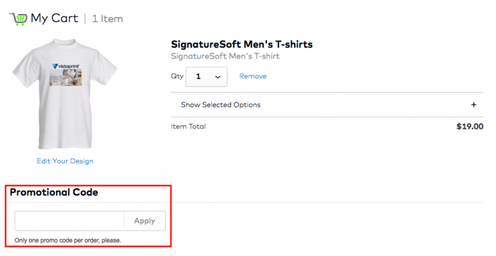 How to use Vistaprint Canada coupon code